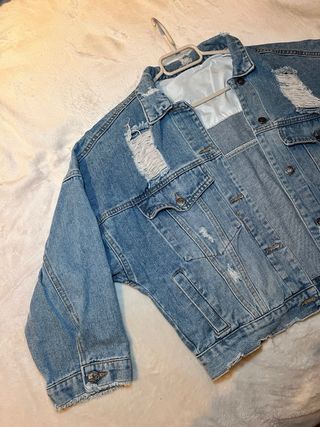 Chaqueta vaquera oversize