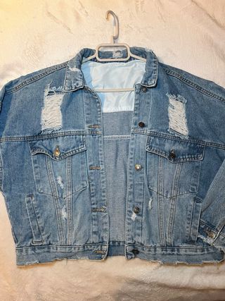 Chaqueta vaquera oversize