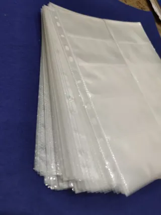 Fogli trasparenti porta schede telefoniche