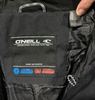 Chaqueta de nieve negra