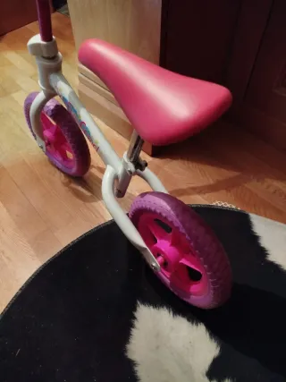 Bicicleta Correpasillos Chicco ( Niña ) Casi Nueva