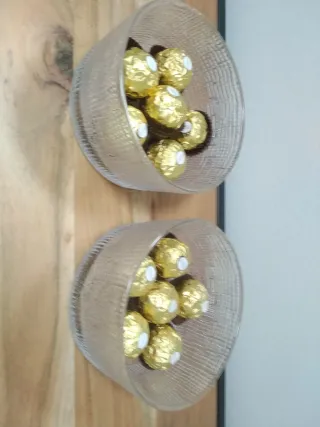 Lote 2 boles cristal Zara Home