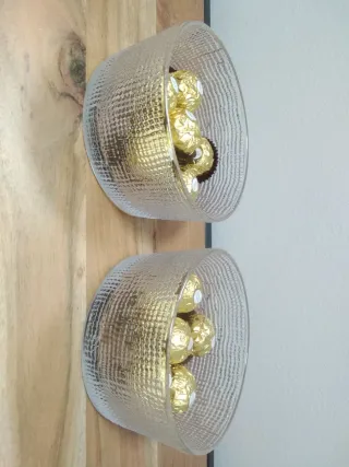 Lote 2 boles cristal Zara Home