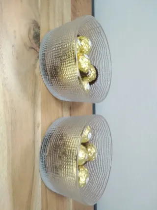 Lote 2 boles cristal Zara Home