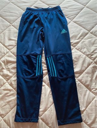 Conjunto deportivo Adidas azul y blanco