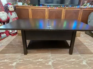 Mesa Ikea extensible con almacenaje