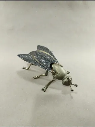 Cenicero Vintage Mosca Latón