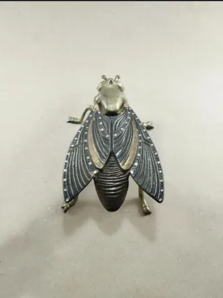 Cenicero Vintage Mosca Latón