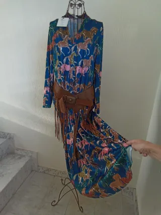 VESTIDO BOHEMIO SIN ESTRENAR CON ETIQUETA
