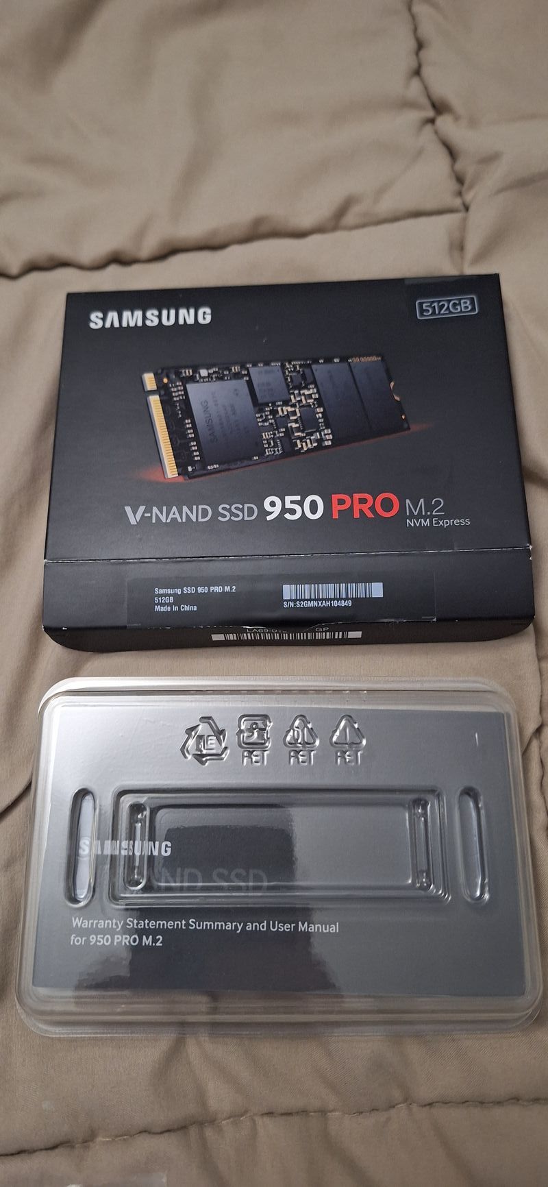 SSD Samsung 950 PRO M.2 NVMe 512GB afbeelding 3