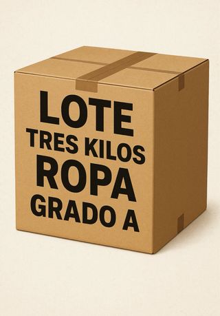 Lote 3kg Ropa Grado A Segunda Mano ISMAIL