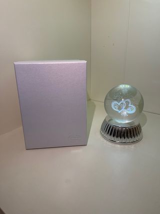 Palla di vetro Bagutta cuori incisi