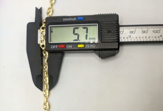 Cadena Calabrote de oro de 18k, 47.14 g, 62 cm.