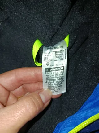 Mono Wedze azul talla 5 años