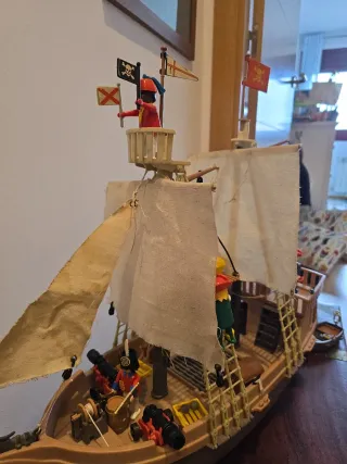 Barco Pirata Playmobil Antiguo