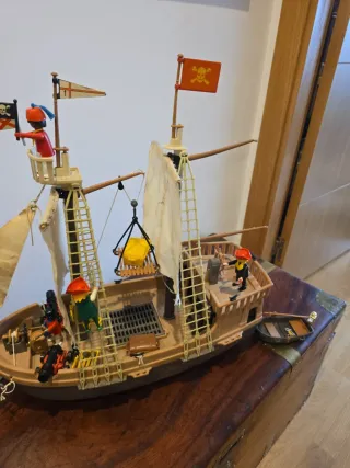 Barco Pirata Playmobil Antiguo