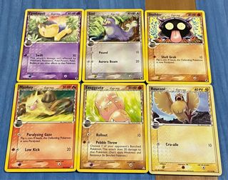 6 cartas pokémon DELTA SPECIES (inglés casi todas)