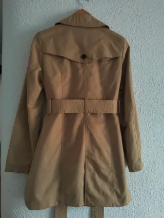 Gabardina beige señora