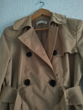 Gabardina beige señora