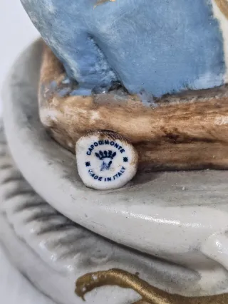 Scultura Capodimonte Capitano marinaio