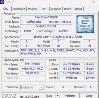 Intel Core i5-9600K
