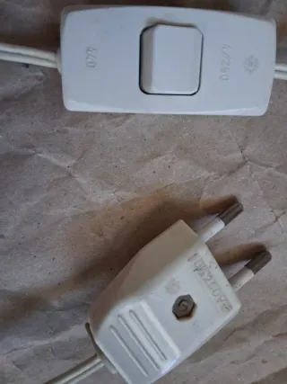 Lámpara Vintage Beige y Marrón