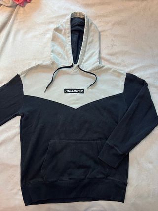 Sudadera Hollister Beige y Negra