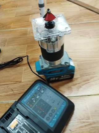 Fresadora recargable regulable