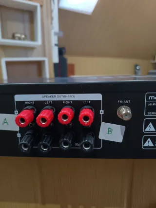 Amplificador MAD MAD1400BT Hi-Fi Negro