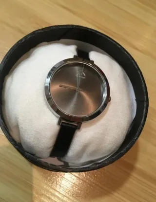 Reloj Calvin Klein Negro y Plateado