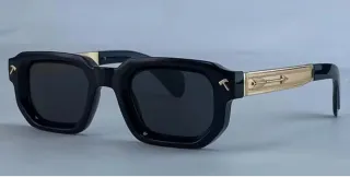 Gafas de Lujo polarizadas Negras y Doradas