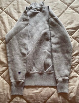 Sudadera Champion cuello alto gris