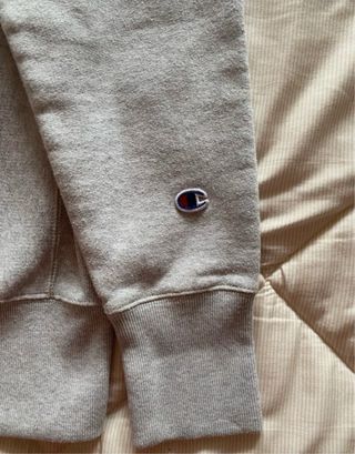 Sudadera Champion cuello alto gris