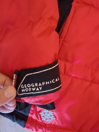 Chaqueta Geographical Norway Roja Mujer
