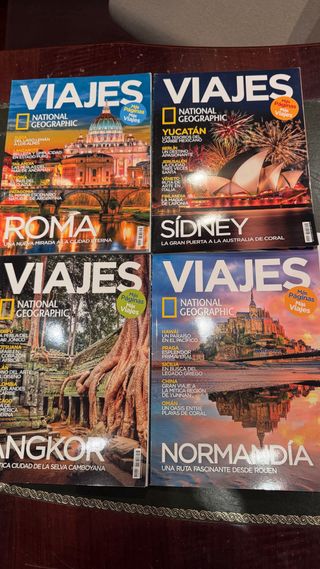 Lote de 20 revistas de viajes todas diferentes NG