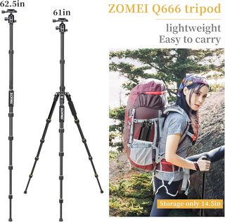 Trípode ZOMEI Profesional Aluminio