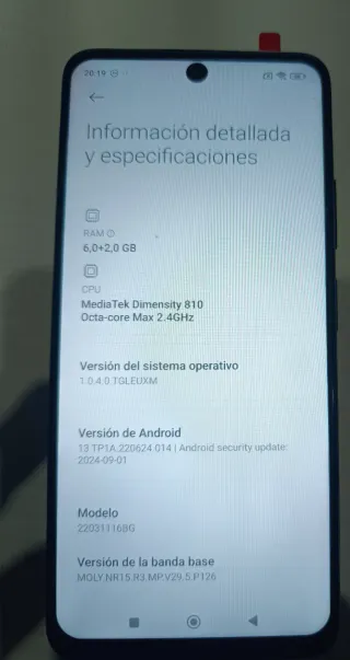 Xiaomi Redmi Note 11S 5G Nero