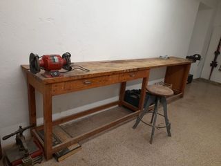 Banco de trabajo de madera