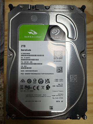 Disco Duro Seagate Barracuda 2TB