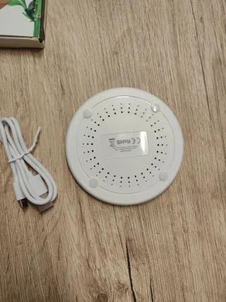 Cargador Inalámbrico DAM 10W Bamboo