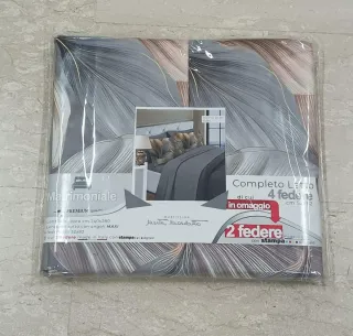 Completo letto matrimoniale fiori