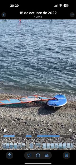 Tabla windsurf iniciación escuela