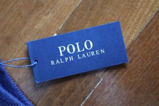 Polo Ralph Lauren Meia Zip Malha Azul