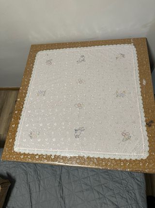 Mesa extensible madera y plástico