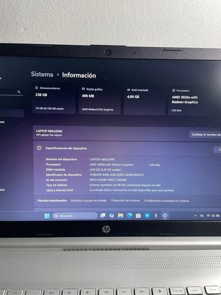 Ordenador HP-15s-eq1043ns