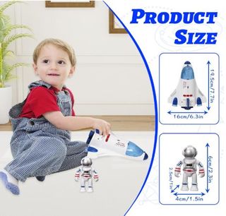 Cohete Espacial Juguete con Sonido y Luces