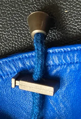 Cazadora Vintage 80s Azul Eléctrico