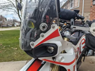 Soportes Reubicación Intermitentes Kove 450 Rally