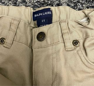 Pantalón Ralph Lauren niña beige 2T
