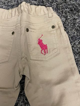 Pantalón Ralph Lauren niña beige 2T